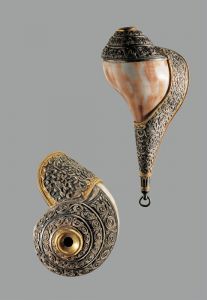 清代 · 左旋法螺（甘肃省博物馆）