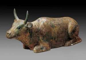 西夏 · 鎏金铜牛（宁夏博物馆）