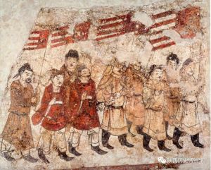 壁画中的唐朝：李寿墓壁画中的仪仗队