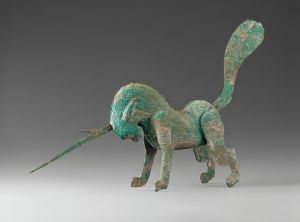 汉代 · 铜独角兽（甘肃省博物馆）