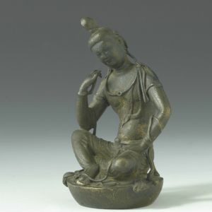 唐代 · 思惟菩萨铜像 （上海博物馆）